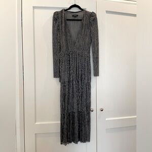 Sabina musayev black tie midi sparkle dress. Perfect for weddings!